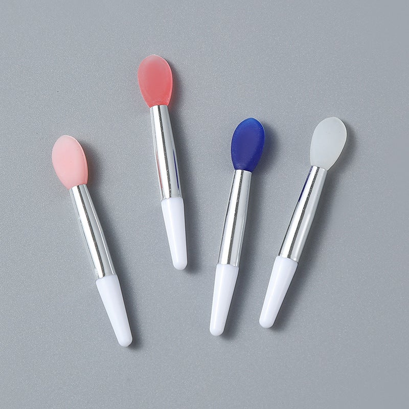 Mini Silicone Lip Brush Lipstick Brush Mini Lip Mask Lip Glaze Brush Applicator Stick Small Size Portable Beginner Single Pack - Image 4